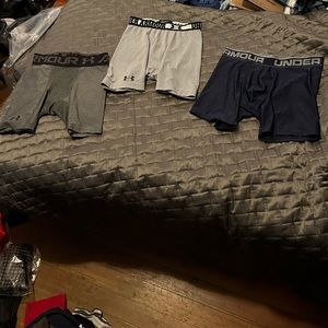 3 Pairs of Under Armour Compression boxerbriefs Sz M